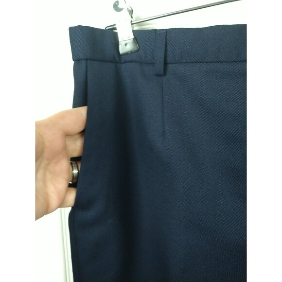 Pendleton Woman 12 Navy Blue Trouser Pants Lined 100 Virgin Wool USA Formal Prof - Picture 5 of 11